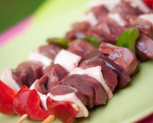 brochette d'agneau grillée