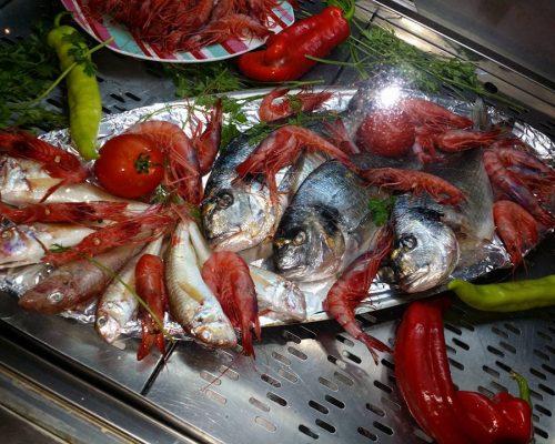 Nos poissons Daurade, lotte et rouget