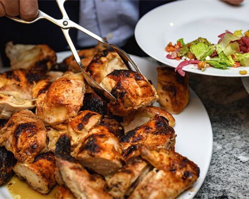 Poulet rôti au four